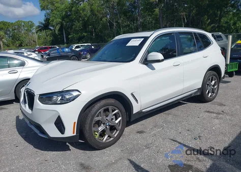 2024 BMW X3 Sdrive30I from USA, damaged, VIN WBX47DP02RN312348